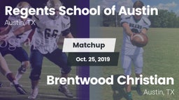 Matchup: Regents School vs. Brentwood Christian  2019