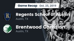 Recap: Regents School of Austin vs. Brentwood Christian  2019