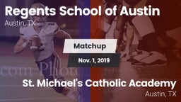 Matchup: Regents School vs. St. Michael's Catholic Academy 2019