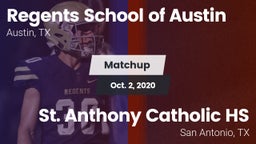 Matchup: Regents School vs. St. Anthony Catholic HS 2020