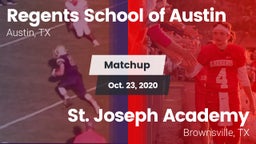 Matchup: Regents School vs. St. Joseph Academy  2020