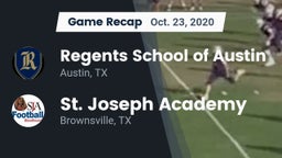 Recap: Regents School of Austin vs. St. Joseph Academy  2020