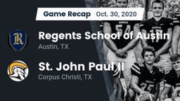Recap: Regents School of Austin vs. St. John Paul II  2020