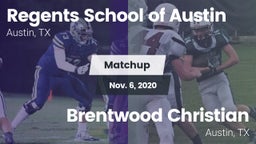 Matchup: Regents School vs. Brentwood Christian  2020