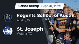 Recap: Regents School of Austin vs. St. Joseph  2022