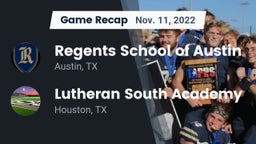 Recap: Regents School of Austin vs. Lutheran South Academy 2022