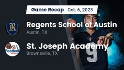 Recap: Regents School of Austin vs. St. Joseph Academy  2023