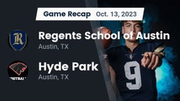 Recap: Regents School of Austin vs. Hyde Park  2023