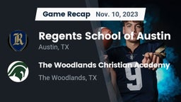 Recap: Regents School of Austin vs. The Woodlands Christian Academy 2023