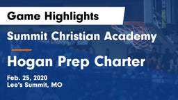 Summit Christian Academy vs Hogan Prep Charter  Game Highlights - Feb. 25, 2020