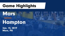 Mars  vs Hampton  Game Highlights - Jan. 15, 2019