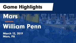 Mars  vs William Penn  Game Highlights - March 12, 2019