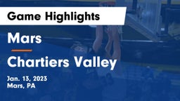 Mars  vs Chartiers Valley  Game Highlights - Jan. 13, 2023