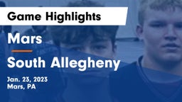 Mars  vs South Allegheny  Game Highlights - Jan. 23, 2023