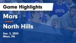Mars  vs North Hills  Game Highlights - Jan. 2, 2024