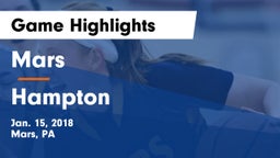 Mars  vs Hampton  Game Highlights - Jan. 15, 2018