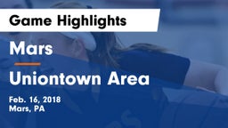 Mars  vs Uniontown Area  Game Highlights - Feb. 16, 2018