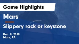 Mars  vs Slippery rock or keystone Game Highlights - Dec. 8, 2018