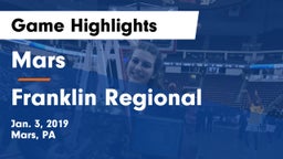 Mars  vs Franklin Regional  Game Highlights - Jan. 3, 2019