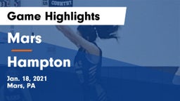 Mars  vs Hampton  Game Highlights - Jan. 18, 2021