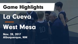 La Cueva vs West Mesa  Game Highlights - Nov. 28, 2017