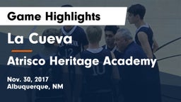 La Cueva vs Atrisco Heritage Academy  Game Highlights - Nov. 30, 2017