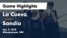 La Cueva vs Sandia  Game Highlights - Jan. 5, 2018