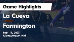 La Cueva  vs Farmington  Game Highlights - Feb. 17, 2023