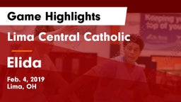 Lima Central Catholic  vs Elida  Game Highlights - Feb. 4, 2019