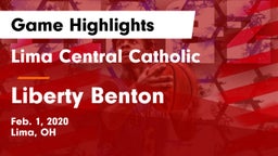 Lima Central Catholic  vs Liberty Benton  Game Highlights - Feb. 1, 2020