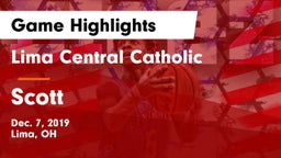 Lima Central Catholic  vs Scott  Game Highlights - Dec. 7, 2019