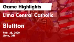 Lima Central Catholic  vs Bluffton  Game Highlights - Feb. 28, 2020