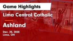 Lima Central Catholic  vs Ashland  Game Highlights - Dec. 20, 2020
