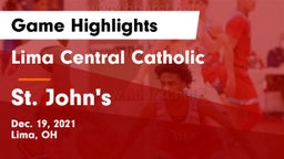 Lima Central Catholic  vs St. John's  Game Highlights - Dec. 19, 2021