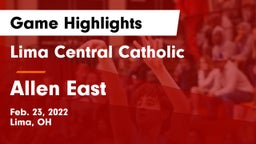 Lima Central Catholic  vs Allen East  Game Highlights - Feb. 23, 2022