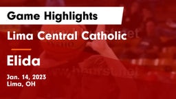 Lima Central Catholic  vs Elida  Game Highlights - Jan. 14, 2023