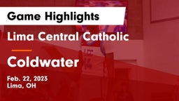 Lima Central Catholic  vs Coldwater  Game Highlights - Feb. 22, 2023