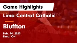 Lima Central Catholic  vs Bluffton  Game Highlights - Feb. 24, 2023