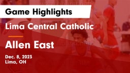 Lima Central Catholic  vs Allen East  Game Highlights - Dec. 8, 2023