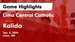 Lima Central Catholic  vs Kalida  Game Highlights - Jan. 5, 2024