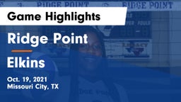 Ridge Point  vs Elkins  Game Highlights - Oct. 19, 2021