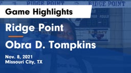 Ridge Point  vs Obra D. Tompkins  Game Highlights - Nov. 8, 2021