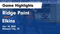 Ridge Point  vs Elkins  Game Highlights - Oct. 10, 2023