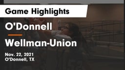 O'Donnell  vs Wellman-Union  Game Highlights - Nov. 22, 2021