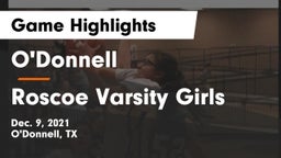 O'Donnell  vs Roscoe Varsity Girls Game Highlights - Dec. 9, 2021