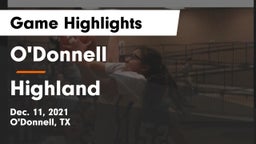 O'Donnell  vs Highland  Game Highlights - Dec. 11, 2021