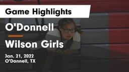 O'Donnell  vs Wilson Girls Game Highlights - Jan. 21, 2022