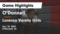 O'Donnell  vs Lorenzo Varsity Girls Game Highlights - Jan. 25, 2022