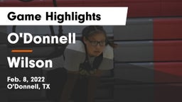 O'Donnell  vs Wilson  Game Highlights - Feb. 8, 2022
