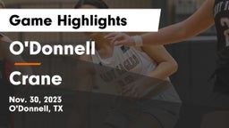O'Donnell  vs Crane  Game Highlights - Nov. 30, 2023